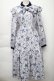 画像1: axes femme POETIQUE / トワルドジュイ風花柄ワンピース  サックス S-25-12-02-037-AX-OP-AS-ZS (1)