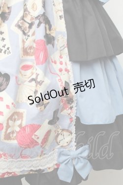 画像4: metamorphose / Wonder Card Queen of Hearts ジャンパースカート  サックス S-25-12-02-038-ME-OP-HR-ZS