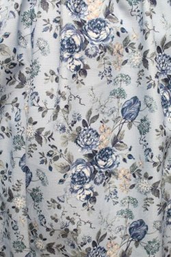 画像3: axes femme / ロマンティックローズ柄ジャンパースカート  サックス S-25-12-02-039-AX-OP-AS-ZS