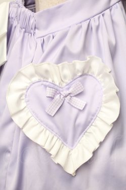 画像5: Nile Perch / ハートエプロンジャンパースカート  ラベンダー S-25-12-02-041-LO-OP-HR-ZS