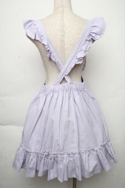 画像2: Nile Perch / フリルジャンパースカート   ラベンダー S-25-12-02-042-LO-OP-HR-ZS