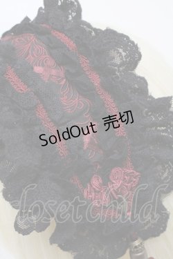 画像4: Ozz oneste / チャイナデザインタッセルヘッドドレス  黒×ボルドー S-25-12-02-005-OO-AC-HR-ZS