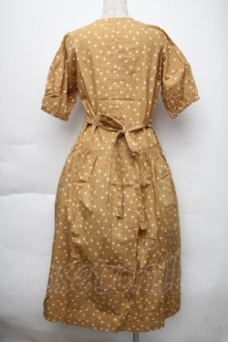 画像2: PINK HOUSE / 花柄ピンタックワンピース  からし S-25-12-02-045-LO-OP-HR-ZS