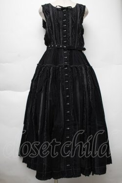 画像1: PINK HOUSE / ノースリーブワンピース  黒 S-25-12-02-046-LO-OP-HR-ZS