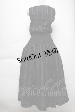 画像2: PINK HOUSE / ノースリーブワンピース  黒 S-25-12-02-046-LO-OP-HR-ZS