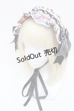 画像1: metamorphose / Wonder Card Alice あみあげヘッドドレス  サックス S-25-12-02-006-ME-AC-HR-ZS