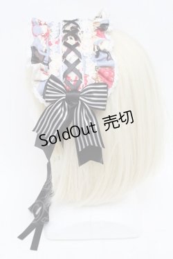 画像2: metamorphose / Wonder Card Alice あみあげヘッドドレス  サックス S-25-12-02-006-ME-AC-HR-ZS