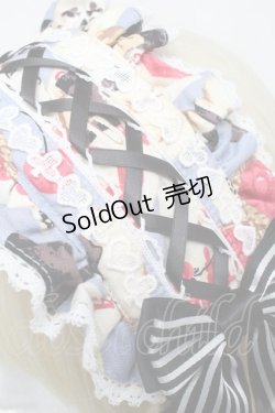 画像3: metamorphose / Wonder Card Alice あみあげヘッドドレス  サックス S-25-12-02-006-ME-AC-HR-ZS