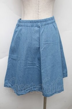 画像2: F i.n.t / レースアップデニムスカート  ブルー S-25-12-02-057-CA-SK-HR-ZS