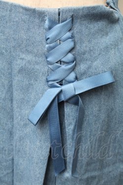 画像3: F i.n.t / レースアップデニムスカート  ブルー S-25-12-02-057-CA-SK-HR-ZS