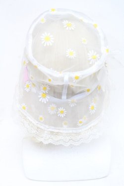 画像4: Nile Perch / マーガレットチュールハット  白 S-25-12-02-007-LO-AC-HR-ZS