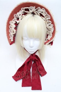 画像2: Hoshibako Works / 西洋人形魔法ボンネット  ボルドー S-25-12-02-009-LO-AC-HR-ZS