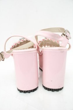 画像4: DearMyLove / ハートビジューダブルリボンサンダル 25 ピンク S-25-12-02-018-EL-SH-HR-ZS