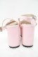 画像4: DearMyLove / ハートビジューダブルリボンサンダル 25 ピンク S-25-12-02-018-EL-SH-HR-ZS (4)