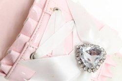 画像6: DearMyLove / ハートビジューダブルリボンサンダル 25 ピンク S-25-12-02-018-EL-SH-HR-ZS