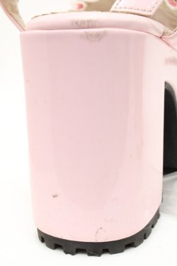 画像9: DearMyLove / ハートビジューダブルリボンサンダル 25 ピンク S-25-12-02-018-EL-SH-HR-ZS