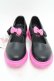 画像2: Dr.Martens （Getta Grip） / ハローキティ メリージェーン UK6 25~25.5 黒ｘピンク S-25-12-02-020-PU-SH-HR-ZS (2)