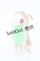 axes femme POETIQUE / クリームソーダバッグチャーム  グリーン S-25-12-02-003-AX-ZA-AS-ZS