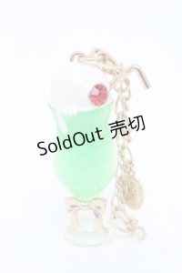 axes femme POETIQUE / クリームソーダバッグチャーム  グリーン S-25-12-02-003-AX-ZA-AS-ZS