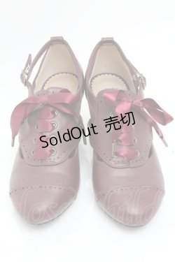 画像2: ALICE and the PIRATES / クラシカルコンビパンプス  ボルドー S-25-12-02-021-PA-SH-HR-ZS