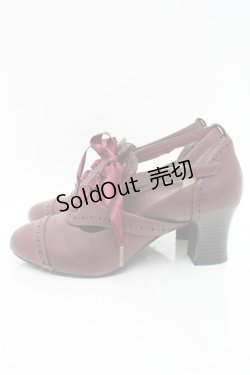 画像3: ALICE and the PIRATES / クラシカルコンビパンプス  ボルドー S-25-12-02-021-PA-SH-HR-ZS