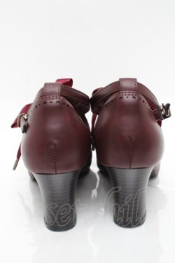 画像4: ALICE and the PIRATES / クラシカルコンビパンプス  ボルドー S-25-12-02-021-PA-SH-HR-ZS