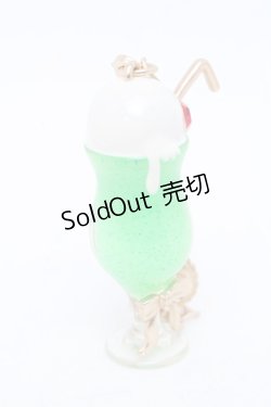 画像2: axes femme POETIQUE / クリームソーダバッグチャーム  グリーン S-25-12-02-003-AX-ZA-AS-ZS