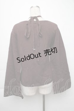 画像2: axes femme / チョーカー風ストラップニット  ブラウン S-25-12-02-024-AX-TO-AS-ZS