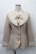 Innocent World / ブロンシュウールハーフコート M ベージュ S-25-12-04-036-IW-CO-HR-ZS