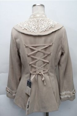 画像2: Innocent World / ブロンシュウールハーフコート M ベージュ S-25-12-04-036-IW-CO-HR-ZS