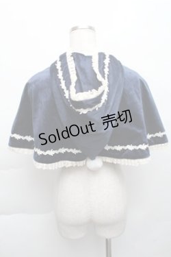 画像2: Miss Point（海外ロリータブランド） / Harvest ケープ  ネイビー S-25-12-04-038-EL-BL-HR-ZS