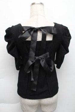 画像2: LOLITA / リブニット  黒 S-25-12-04-039-LO-BL-HR-ZS