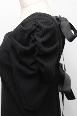 画像3: LOLITA / リブニット  黒 S-25-12-04-039-LO-BL-HR-ZS