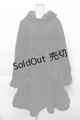 PUTUMAYO / うさ耳コート  黒 S-25-12-04-043-PT-CO-AS-ZS