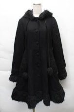 画像1: PUTUMAYO / うさ耳コート  黒 S-25-12-04-043-PT-CO-AS-ZS (1)