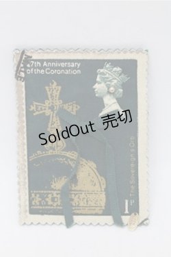 画像1: Jane Marple / ロイヤルスタンプブローチ  グリーン S-25-12-04-006-JM-BG-HR-ZS