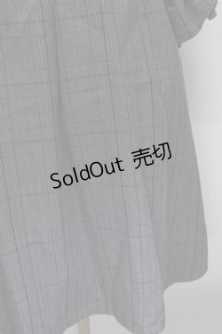 画像3: m petit by misako / チェック長袖ワンピース  グレー S-25-12-04-047-LO-OP-HR-ZS