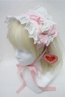 画像3: BABY,THE STARS SHINE BRIGHT / はわせドールワンピース&ヘッドドレスセット  ピンク S-25-12-04-051-BA-OP-HR-ZS