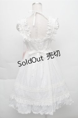 画像2: BABY,THE STARS SHINE BRIGHT / はわせベビードールジャンパースカート  白 S-25-12-04-052-BA-OP-HR-ZS