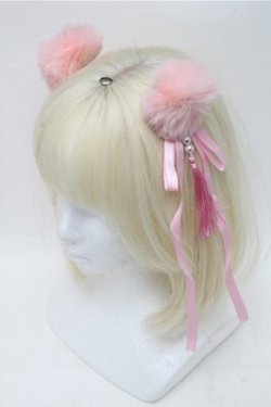 画像1: LOLITAその他 / チャイナクリップ  ピンク S-25-12-04-008-LO-AC-HR-ZS