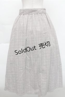 画像2: axes femme / チェックスカート  ブラウン S-25-12-04-060-AX-SK-HR-ZS