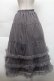 画像2: evelyn / ギャザーティアードスカート  グレー S-25-12-04-063-LO-SK-HR-ZS (2)