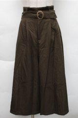 an another angelus / チェーンバックルロングキュロット  カーキ S-25-12-04-064-CA-PA-HR-ZS