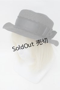 m petit by misako / AMブレードカンカン帽  グレー S-25-12-04-012-LO-AC-HR-ZS