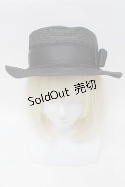 画像2: m petit by misako / AMブレードカンカン帽  グレー S-25-12-04-012-LO-AC-HR-ZS
