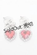 LOLITA / ハートイヤリング  赤 S-25-12-04-002-LO-AC-HR-ZS