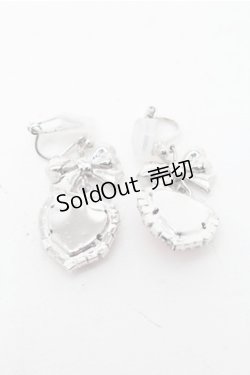 画像2: LOLITA / ハートイヤリング  赤 S-25-12-04-002-LO-AC-HR-ZS