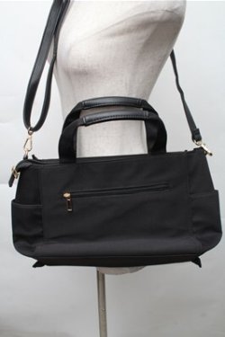 画像2: LODISPOTTO / フリルトートバッグ  黒 S-25-12-04-016-LO-BG-HR-ZS