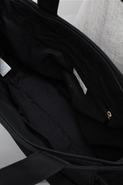 画像4: LODISPOTTO / フリルトートバッグ  黒 S-25-12-04-016-LO-BG-HR-ZS