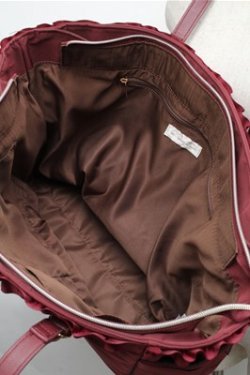 画像4: m petit by misako / トートバッグ  ワイン S-25-12-04-017-LO-BG-HR-ZS